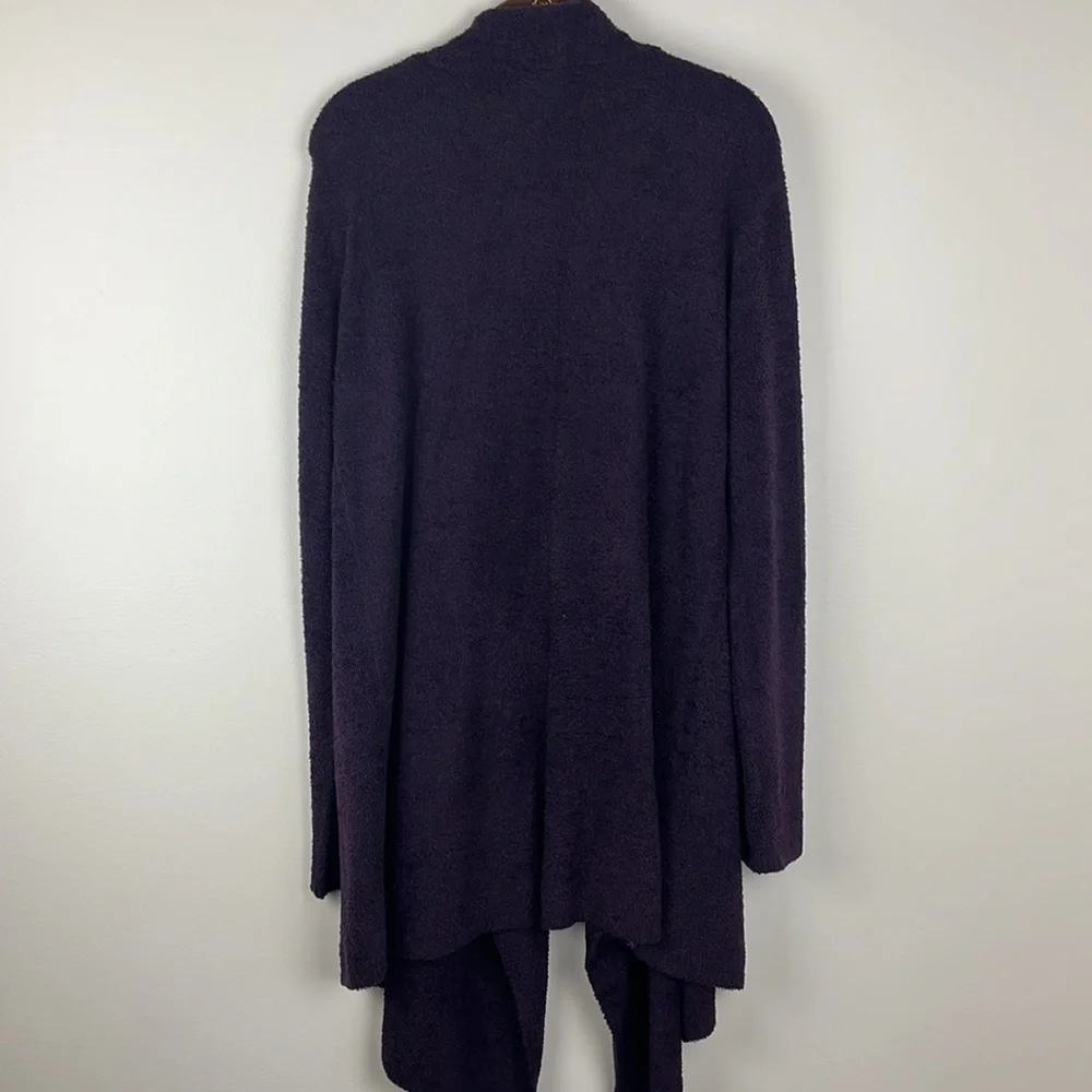 Barefoot Dreams women’s Bamboo Chic Lite cardigan in purple. Size L/XL - Picture 8 of 11